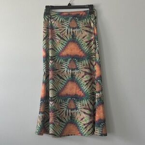 omighty mushroom tie dye skirt